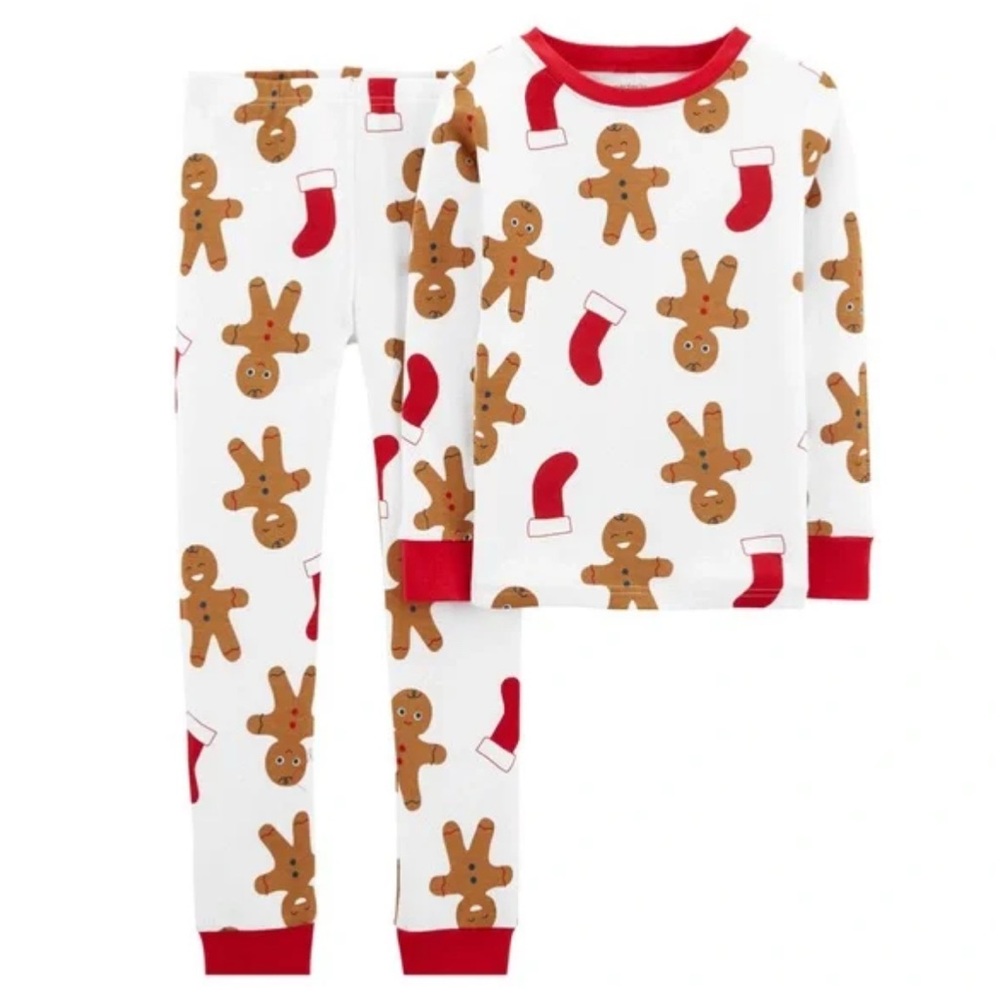 Carter’s Christmas Gingerbread Man 2 Piece Pajama Set